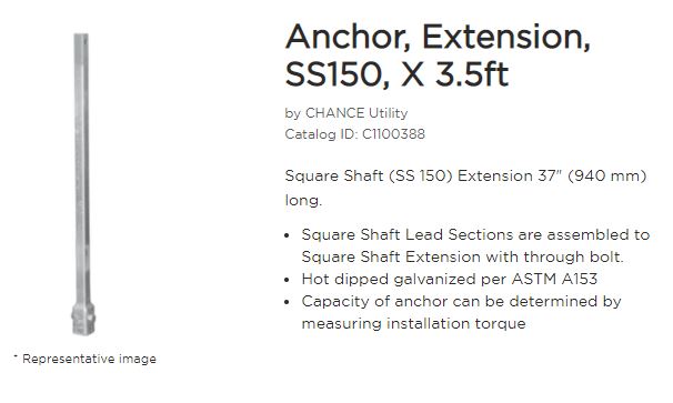 Anchor Ext SS150